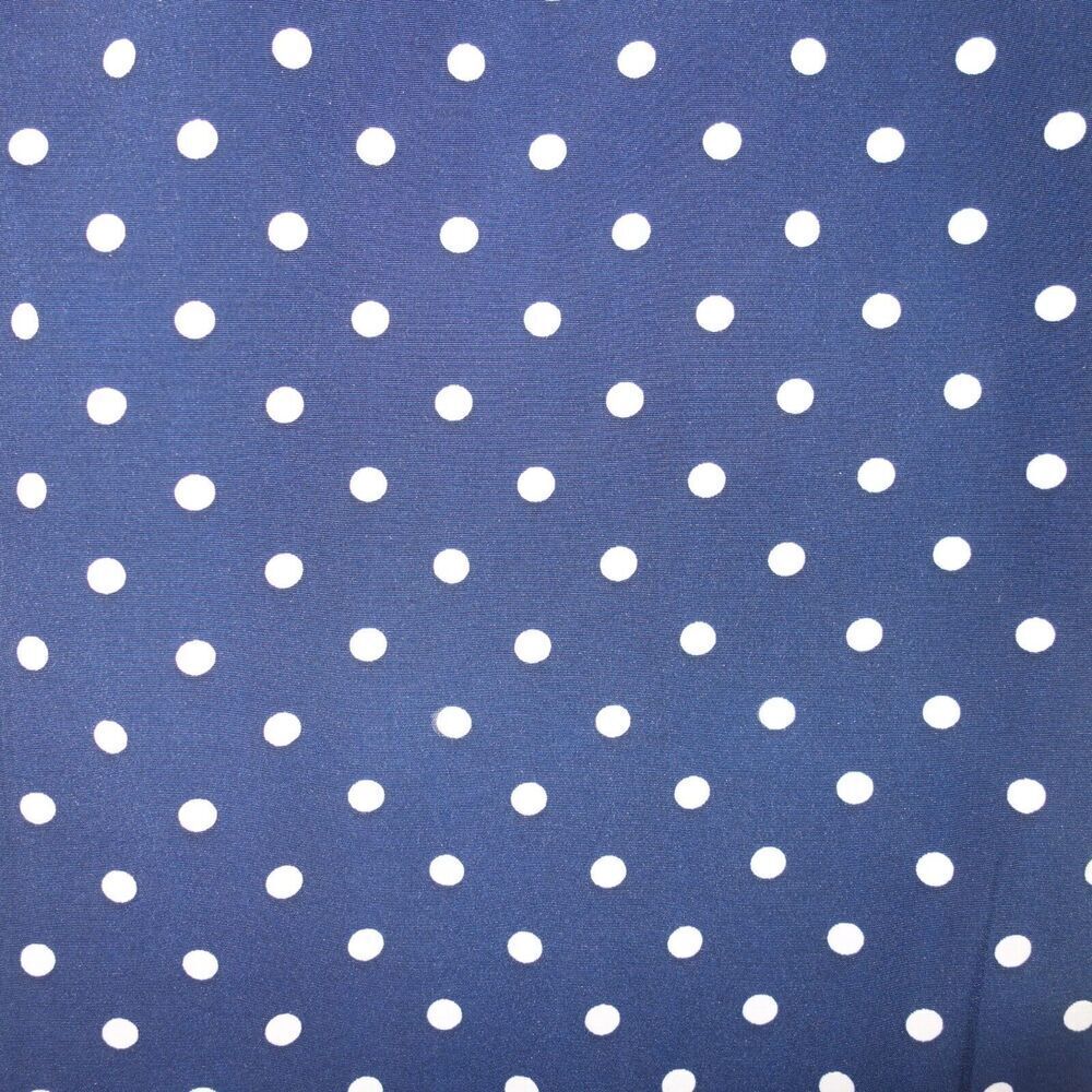 Ralph Lauren Satin Acetate Blue Polka Dot Pants Loungewear Women's 8 Petite - Picture 2 of 5